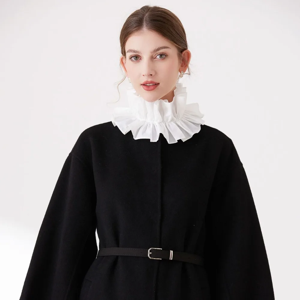 Chic Detachable Neck Ruffled Collar Vintage Opera Renaissance False Collar Victorian Costume Elegant Retrp Ruff Collar Cosplay
Chic Detachable Neck Ruffled Collar Vintage Opera Renaissance False Collar Victorian Costume Elegant Retrp Ruff Collar Cosplay