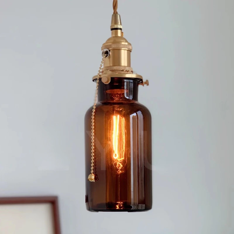 American retro medieval vintage lamp original simple bar bar restaurant glass chandelier
American retro medieval vintage lamp original simple bar bar restaurant glass chandelier