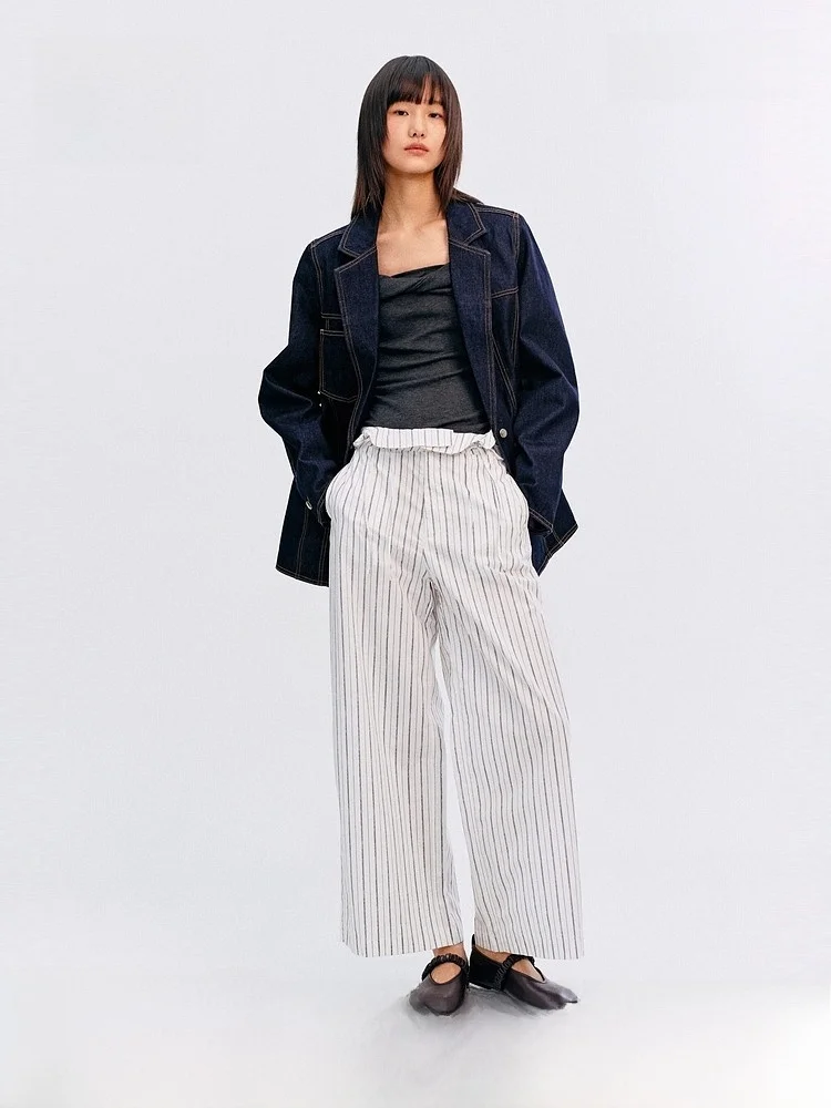 Summer New Women's Oversized Denim Casual Suit H&M 1328214 Cotton Pure Material Female Spring Collection Fashion Trend
Summer New Women's Oversized Denim Casual Suit H&M 1328214 Cotton Pure Material Female Spring Collection Fashion Trend