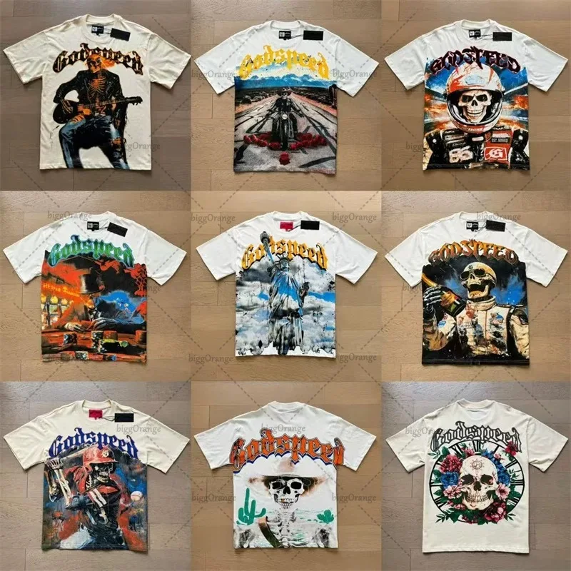 Gothic Punk Harajuku Godspeed Trendy Women Y2K Streetwear Graphic Top Men High Street Retro Summer Casual Oversized T-shirt Men
Gothic Punk Harajuku Godspeed Trendy Women Y2K Streetwear Graphic Top Men High Street Retro Summer Casual Oversized T-shirt Men