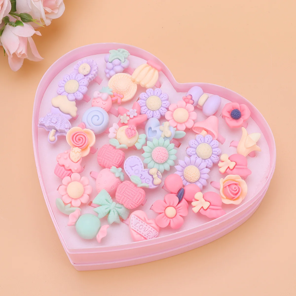 kids macaron flower rings baby rings cartoon rings dress up rings prentend play rings
kids macaron flower rings baby rings cartoon rings dress up rings prentend play rings