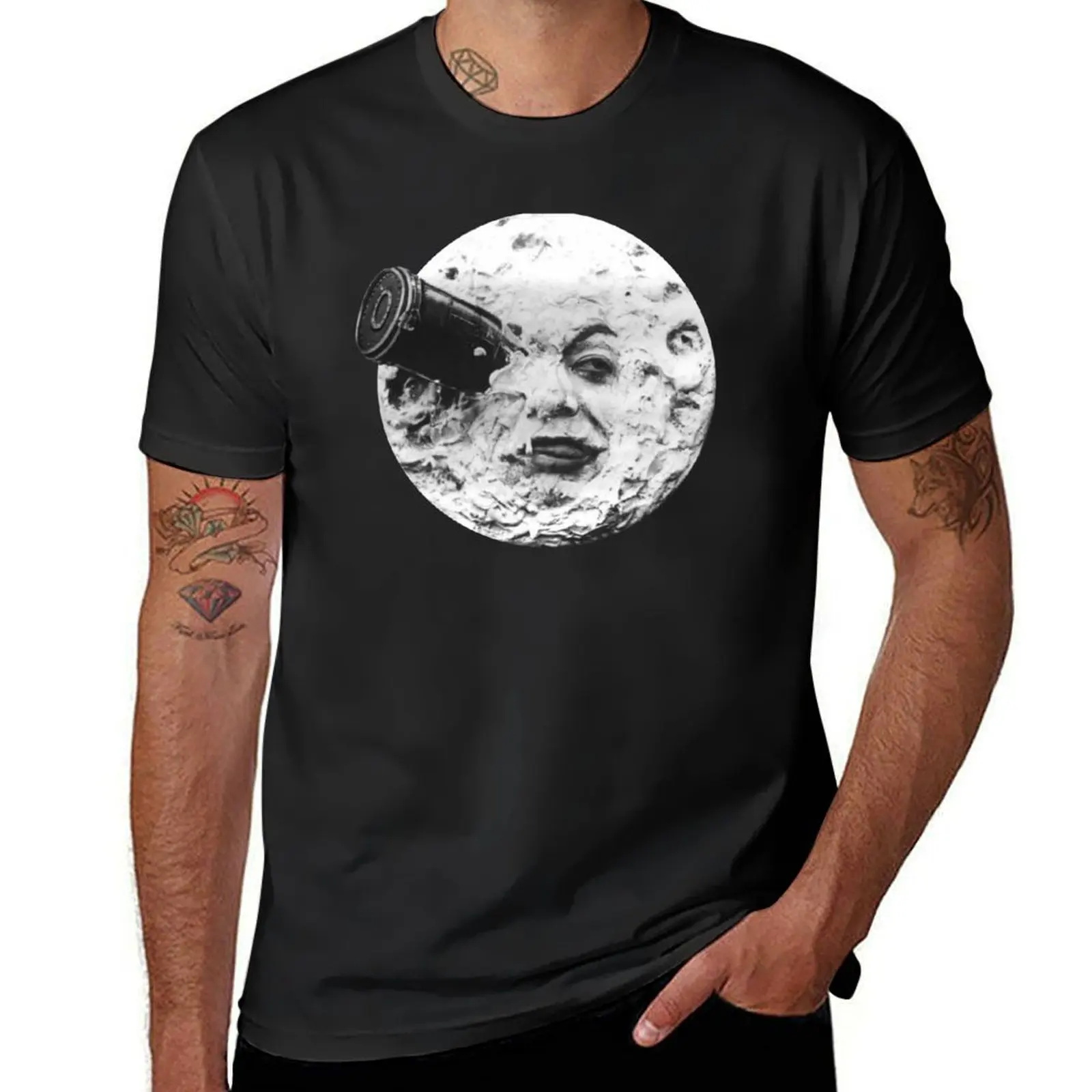A Trip to the Moon, Rocket in Eye T-Shirt tops new edition anime T-shirts for men cotton
A Trip to the Moon, Rocket in Eye T-Shirt tops new edition anime T-shirts for men cotton