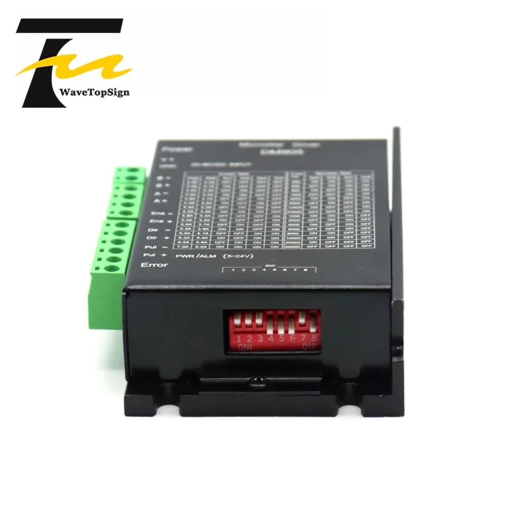 Stepper Driver DM905 7A DC20-90V Step Motor Driver Suitable for 42/57/86 2Phase Motor
Stepper Driver DM905 7A DC20-90V Step Motor Driver Suitable for 42/57/86 2Phase Motor