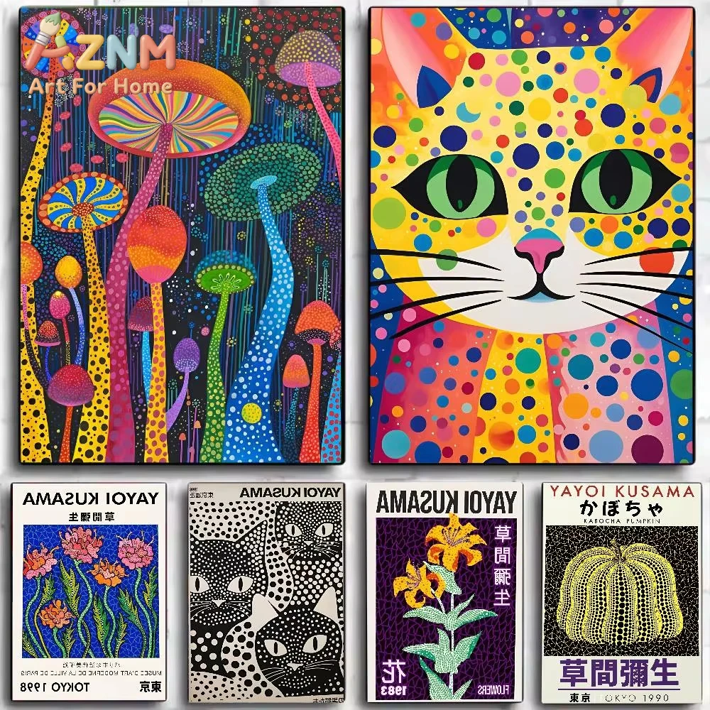1 шт. Постер Y-Yayoi K-Kusama, самоклеящаяся художественная водонепроницаемая бумажная наклейка, декор для стен кофейни, бара, комнаты
1 шт. Постер Y-Yayoi K-Kusama, самоклеящаяся художественная водонепроницаемая бумажная наклейка, декор для стен кофейни, бара, комнаты