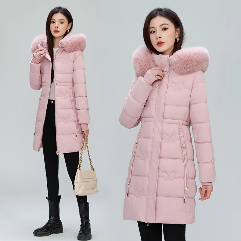 Women's Long Down Cotton Coat Skinny Detachable Petite Cotton Coat Cotton Jacket Warm Fashion Embroidery Vintage Comfortable
Women's Long Down Cotton Coat Skinny Detachable Petite Cotton Coat Cotton Jacket Warm Fashion Embroidery Vintage Comfortable