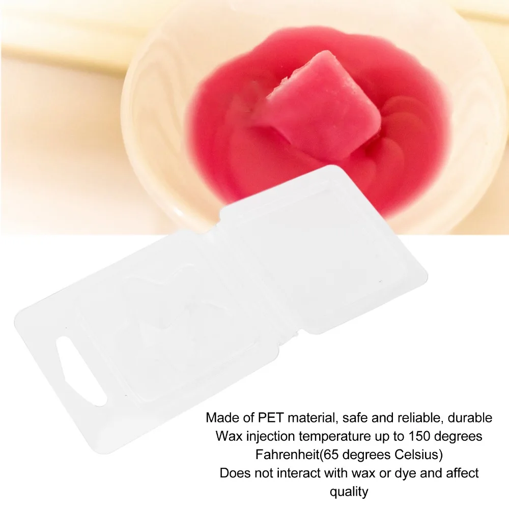 100Pcs Transparent plastic material Wax Melt Mold Flip cover design Star shape Candle Making Mold 100 pieces per pack
100Pcs Transparent plastic material Wax Melt Mold Flip cover design Star shape Candle Making Mold 100 pieces per pack