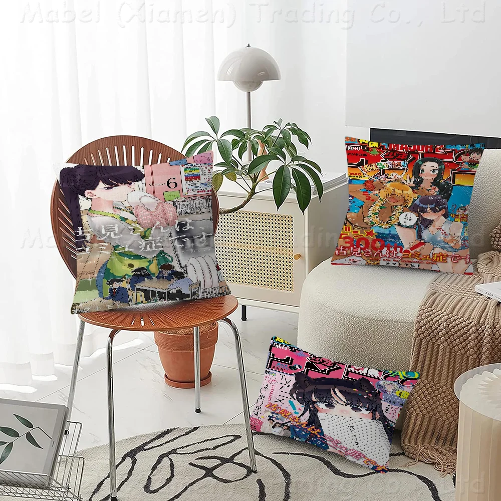 Komi San Wa Komyushou Desu Anime 45*45cm Cushion Cover Pillow Cover Decor Pillowcase Home Pillowcase For Couch Pillow
Komi San Wa Komyushou Desu Anime 45*45cm Cushion Cover Pillow Cover Decor Pillowcase Home Pillowcase For Couch Pillow