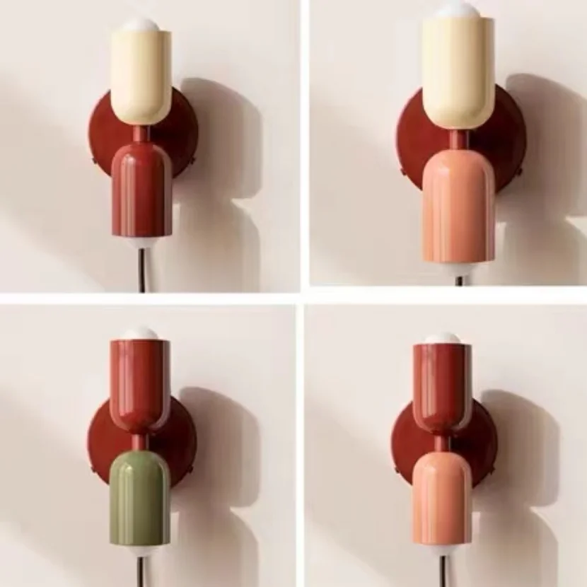 Modern Colorful Wall Lighting Fixtures Nordic Sconce Light Bedroom Bedside Hallway Background Plug In Kids Restaurant Lamp Decor
Modern Colorful Wall Lighting Fixtures Nordic Sconce Light Bedroom Bedside Hallway Background Plug In Kids Restaurant Lamp Decor