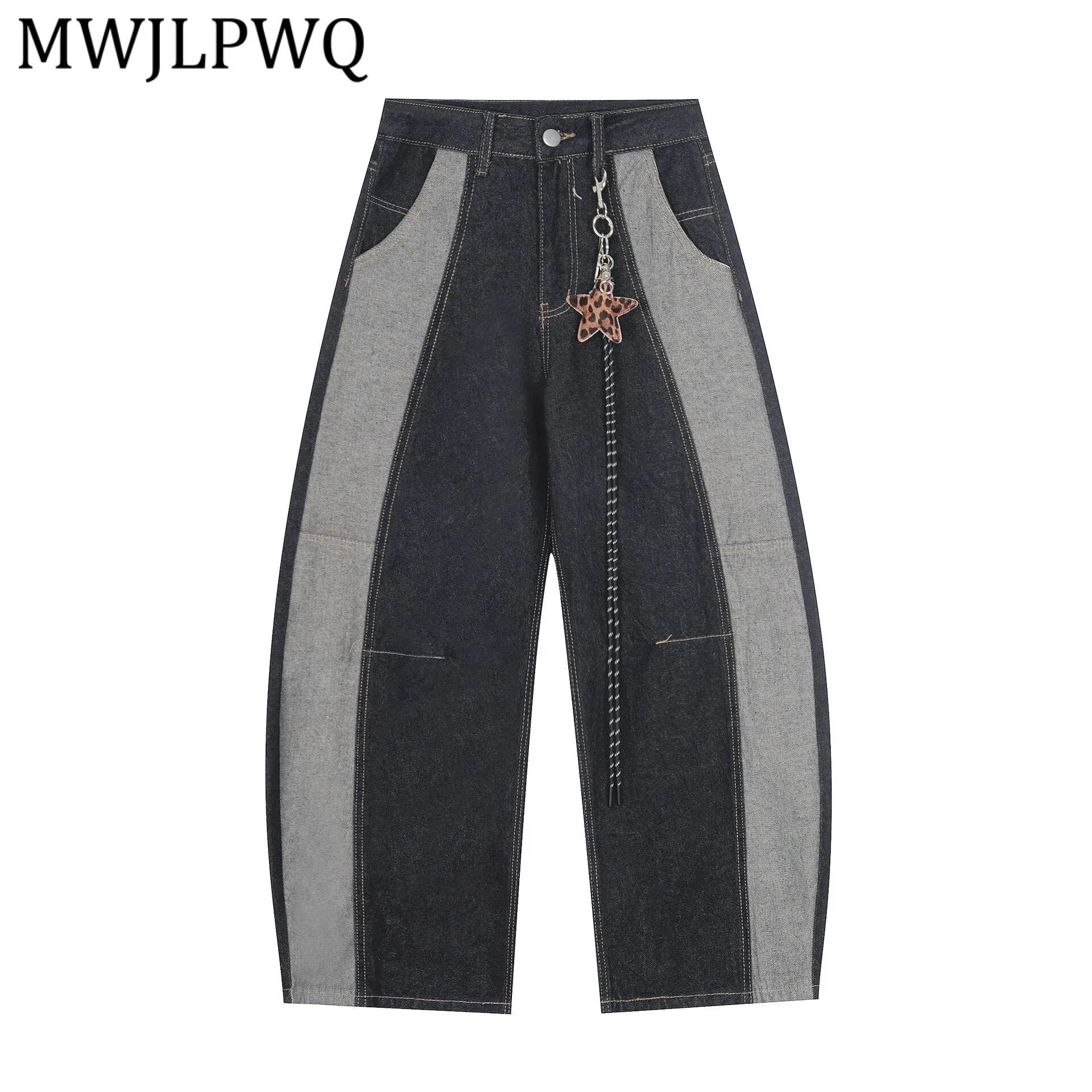 MWJLPWQ Retro Contrast Color Men's Jeans American Patchwork Design Niiched Wide-Leg Loose Machete Pants 2026 New Spring 21997
MWJLPWQ Retro Contrast Color Men's Jeans American Patchwork Design Niiched Wide-Leg Loose Machete Pants 2026 New Spring 21997