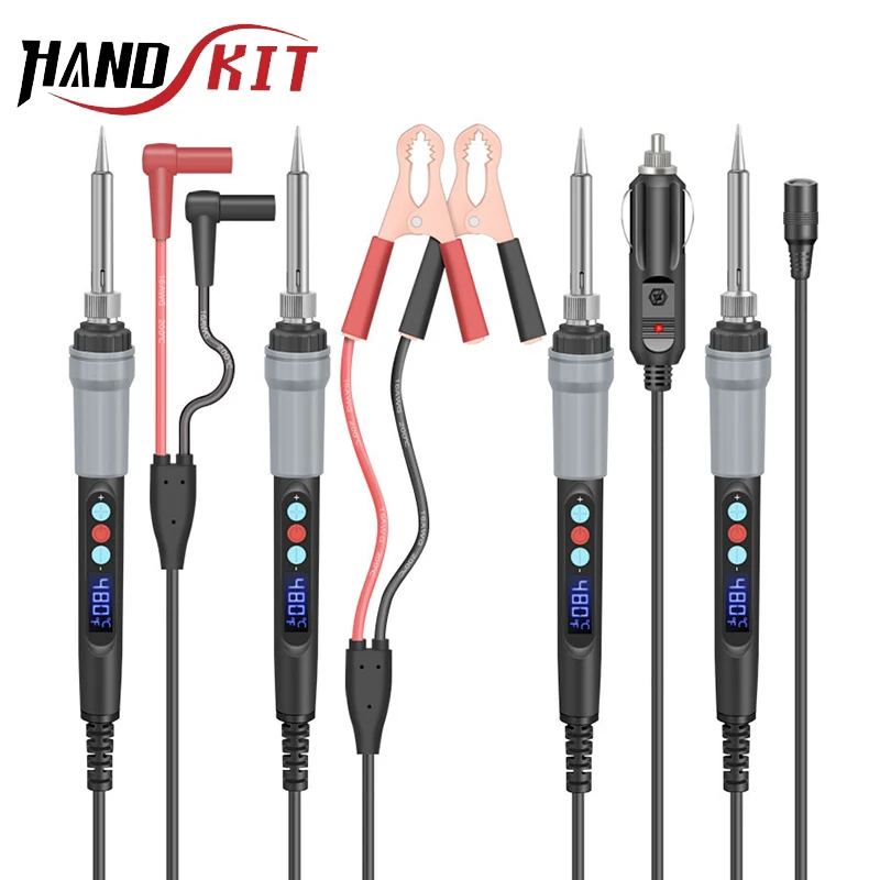 72W Electric Soldering Iron Digital Temperature Adjustment Ceramic Heating Outdoor Vehicle Laboratory Electronic Welding Tools
72W Electric Soldering Iron Digital Temperature Adjustment Ceramic Heating Outdoor Vehicle Laboratory Electronic Welding Tools