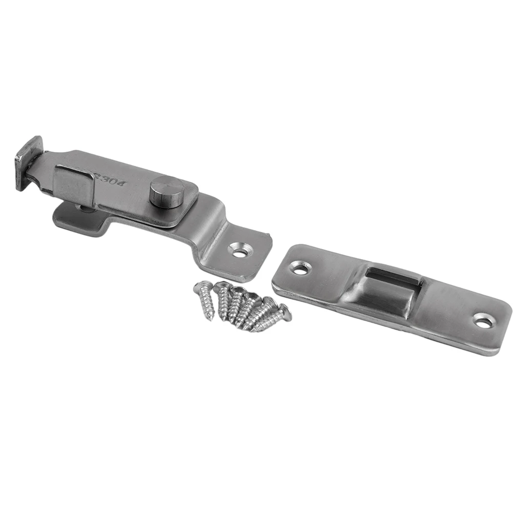 Sliding Door Buckle Hook Lock, Made of Stainless Steel, Enhance Security of Your Place, Suitable for Wood and Metal Doors
Sliding Door Buckle Hook Lock, Made of Stainless Steel, Enhance Security of Your Place, Suitable for Wood and Metal Doors