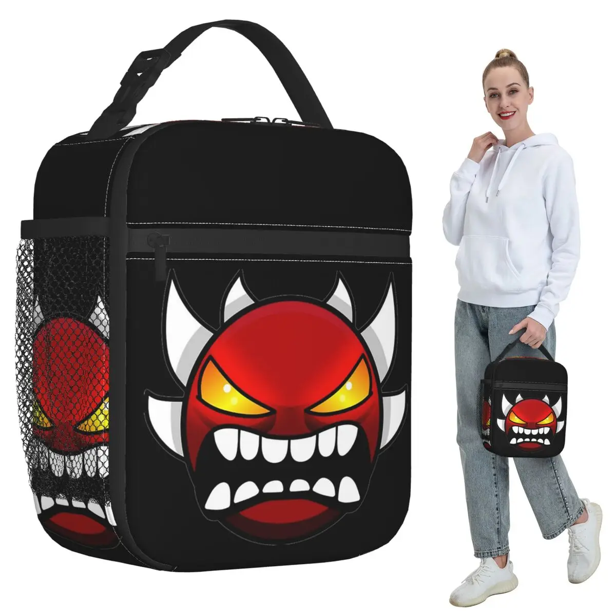 Video Game Geometry Dash Insulated Lunch Bag for Women Office Cooler Thermal Food Box Tote Portable Lunch Boxes Container
Video Game Geometry Dash Insulated Lunch Bag for Women Office Cooler Thermal Food Box Tote Portable Lunch Boxes Container