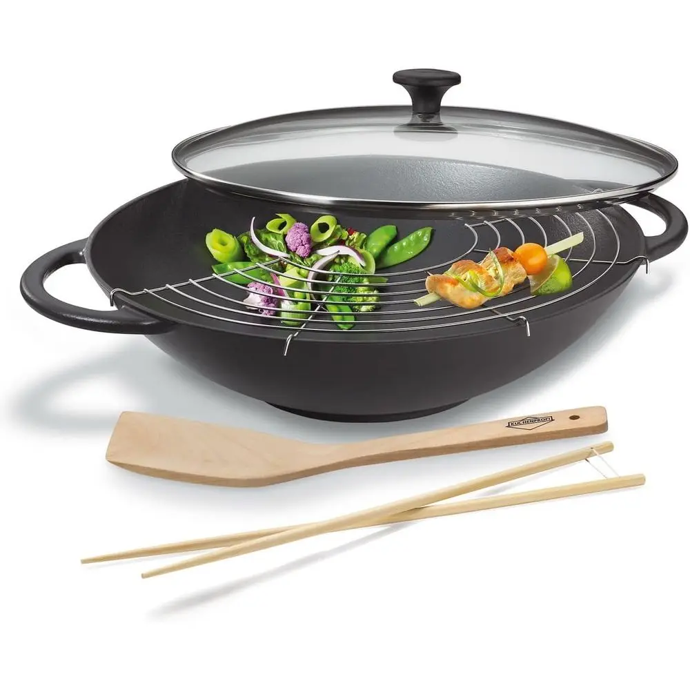 Black Non-stick Wok Set
Black Non-stick Wok Set