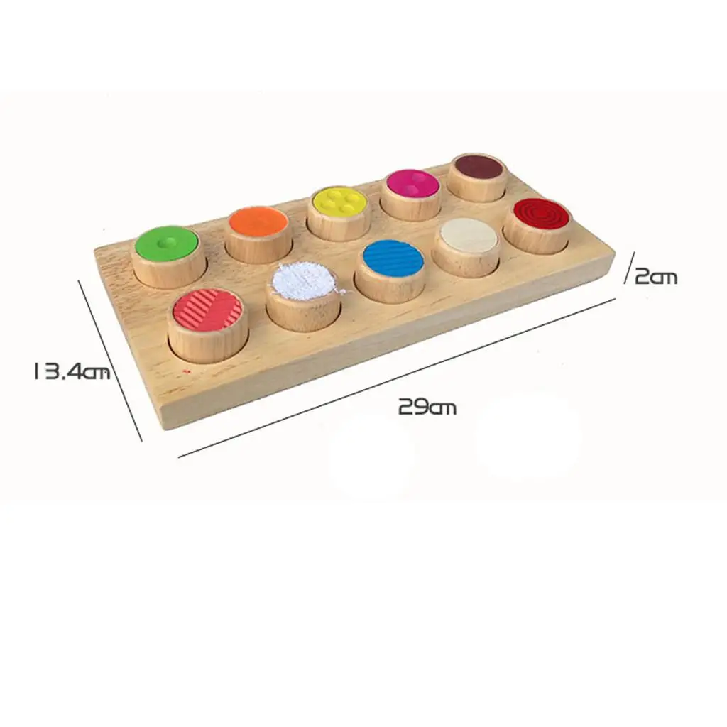 Multicolor Wooden Tactile Matching Board Sensory Montessori Set for Children of 3 Years Learning Activity
Multicolor Wooden Tactile Matching Board Sensory Montessori Set for Children of 3 Years Learning Activity