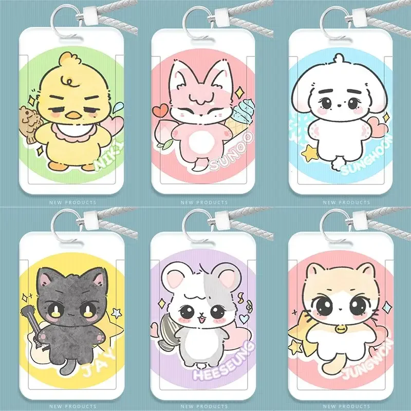 ENHYPENS Cute Anime Merchandise Sliding Card Holder Student ID Case for Campus Card Meal Card Driver License Protector Wallet
ENHYPENS Cute Anime Merchandise Sliding Card Holder Student ID Case for Campus Card Meal Card Driver License Protector Wallet