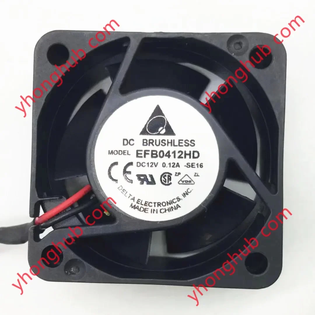 Вентилятор охлаждения сервера Delta Electronics EFB0412HD F00 DC 12V 0.12A 40x40x20мм, 2-проводной
Вентилятор охлаждения сервера Delta Electronics EFB0412HD F00 DC 12V 0.12A 40x40x20мм, 2-проводной
