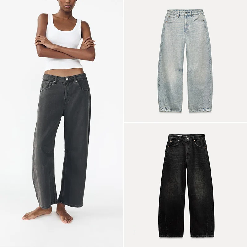 Свободные джинсы с воздушным шаром, женские осенние универсальные джинсовые брюки со средней талией, прямые брюки, износостойкие длинные брюки, застежка-молния
Свободные джинсы с воздушным шаром, женские осенние универсальные джинсовые брюки со средней талией, прямые брюки, износостойкие длинные брюки, застежка-молния