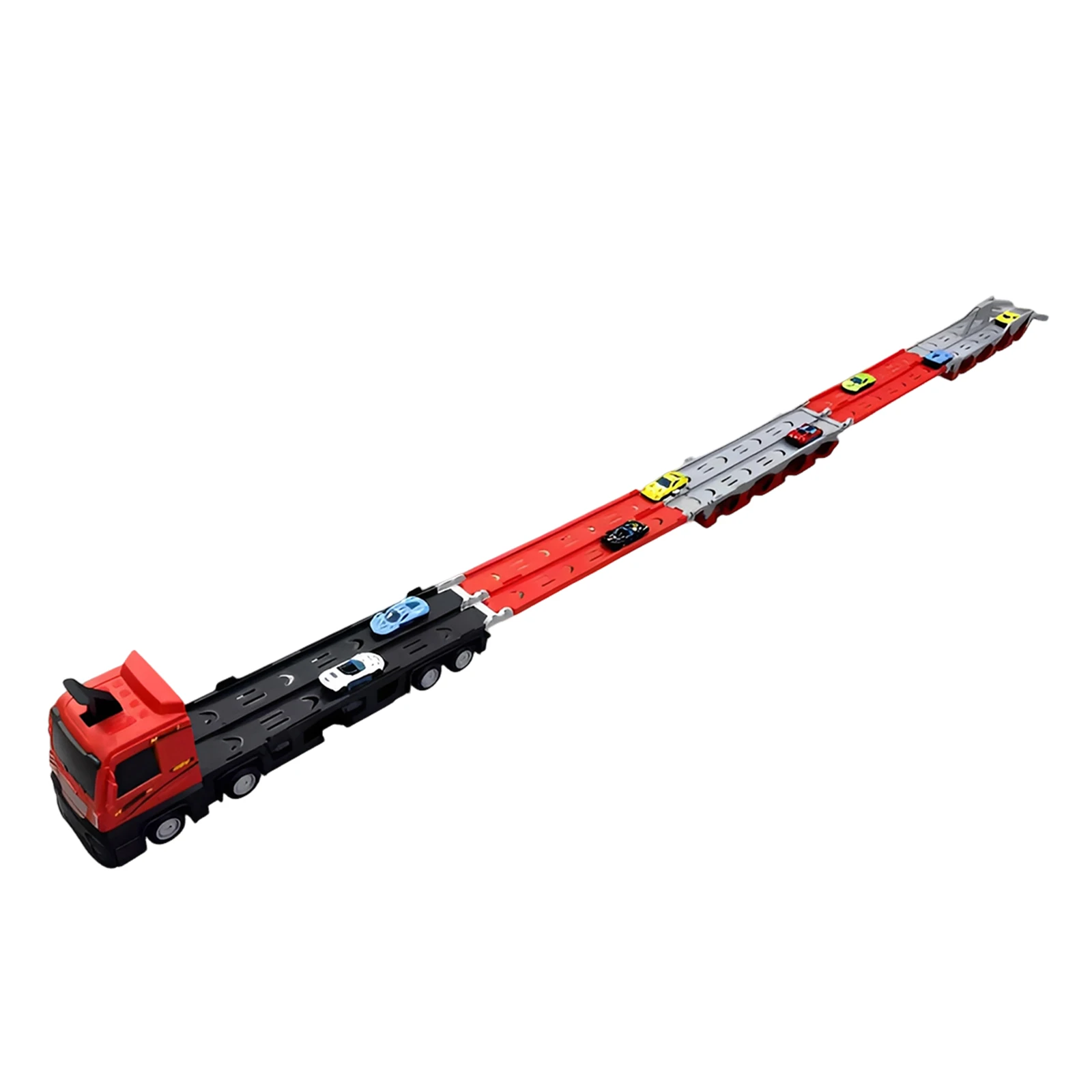 Transport Truck Toy with 24 Race Cars Catapult Railcar Toys Folding Ejection Race Track for 3-8+ Years Old Boys & Girls
Transport Truck Toy with 24 Race Cars Catapult Railcar Toys Folding Ejection Race Track for 3-8+ Years Old Boys & Girls