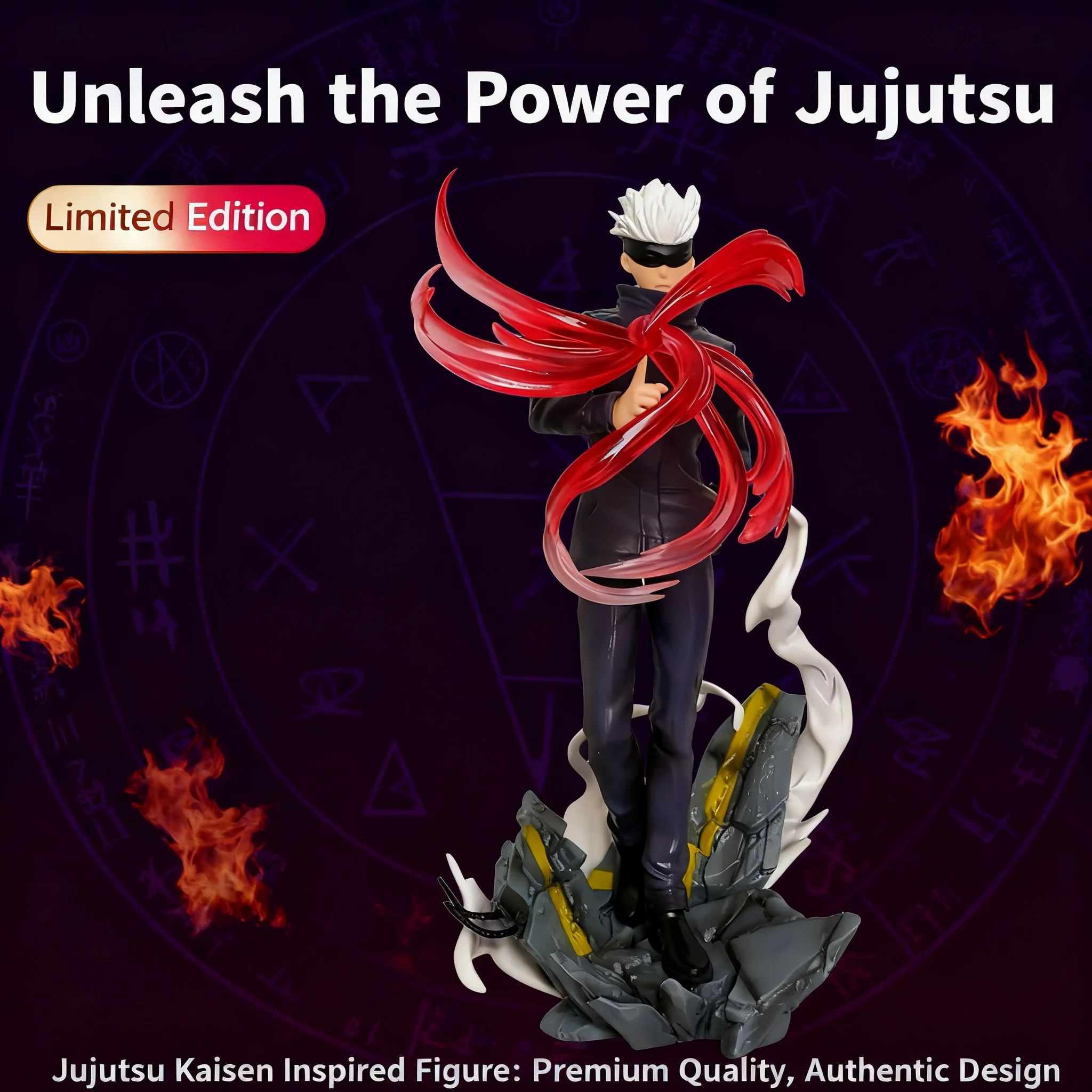 Jujutsu Kaisen Gojo Satoru Fantasy Battle Effect Figure Boxed Yuji Itadori Scene Anime Ornament Collectible Model Gift
Jujutsu Kaisen Gojo Satoru Fantasy Battle Effect Figure Boxed Yuji Itadori Scene Anime Ornament Collectible Model Gift