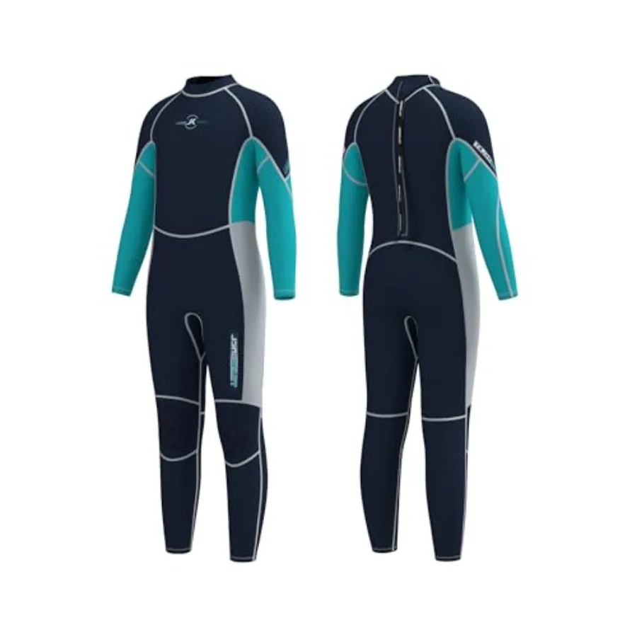 wetsuit for boys girls toddlers: 3mm neoprene black back zip full-body thermal swimsuit for diving swimming water sports
wetsuit for boys girls toddlers: 3mm neoprene black back zip full-body thermal swimsuit for diving swimming water sports