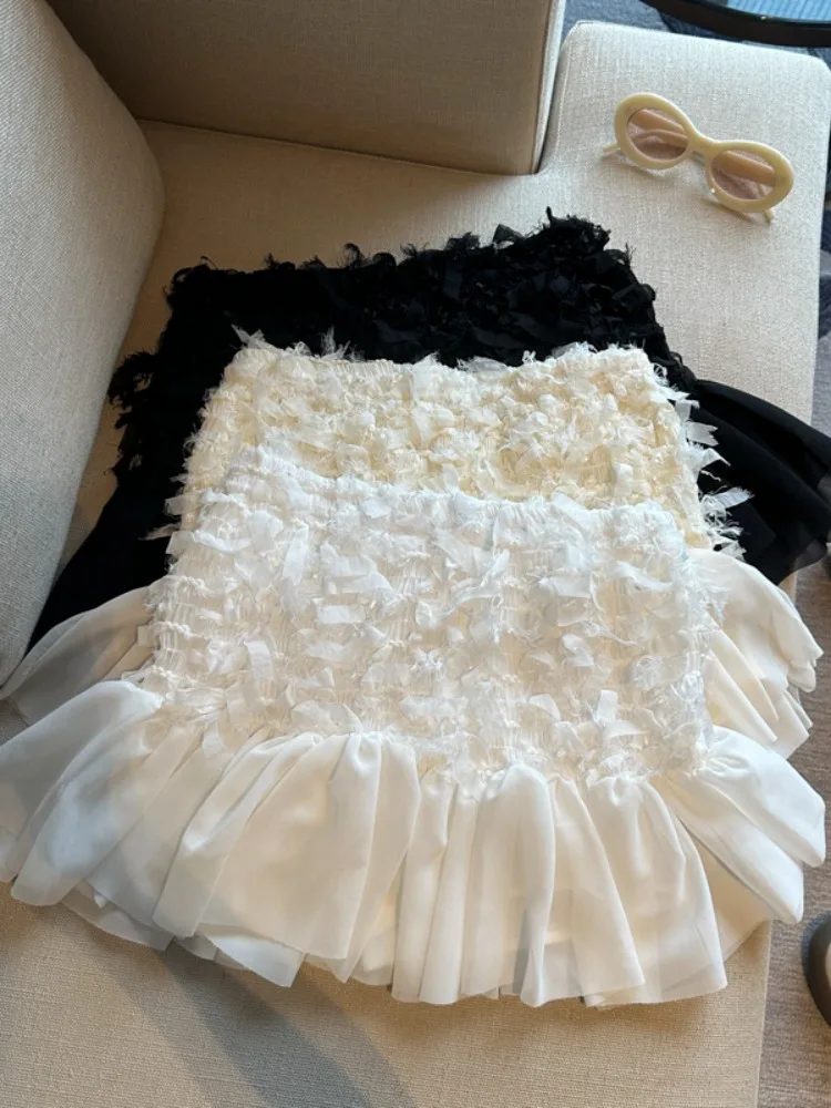 Summer New Korean Style Pleated Paper Shred Design Slimming Halter Half Body Skirt Fashionable Versatile Short Skirt
Summer New Korean Style Pleated Paper Shred Design Slimming Halter Half Body Skirt Fashionable Versatile Short Skirt