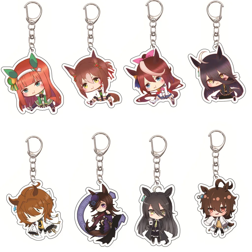 55MM Anime Umamusume: Pretty Derby Keychain Suzuka Grass Tokai Teio Maruzensky Manhattan Cafe Keychain Christmas Gifts
55MM Anime Umamusume: Pretty Derby Keychain Suzuka Grass Tokai Teio Maruzensky Manhattan Cafe Keychain Christmas Gifts
