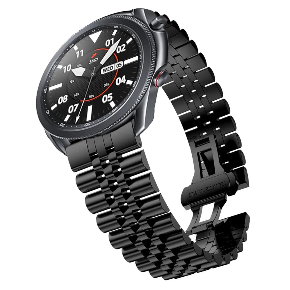 22mm bands for samsung galaxy watch 3 45mm band Active 2 Stainless Steel strap for Galaxy Watch4 Classic 42mm 44mm 40mm Bracelet
22mm bands for samsung galaxy watch 3 45mm band Active 2 Stainless Steel strap for Galaxy Watch4 Classic 42mm 44mm 40mm Bracelet