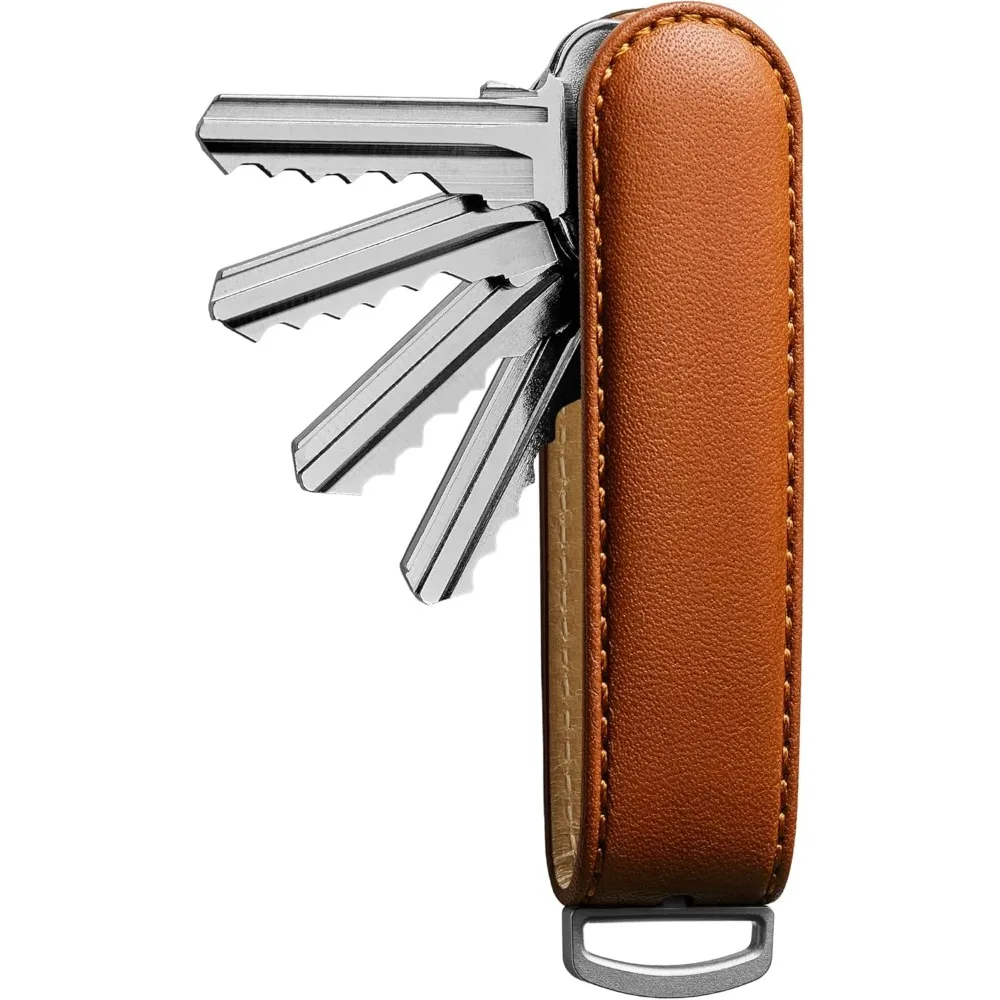 Italian Leather Key Organizer with Stainless Steel Hardware Compact EDC Key Holder
Italian Leather Key Organizer with Stainless Steel Hardware Compact EDC Key Holder