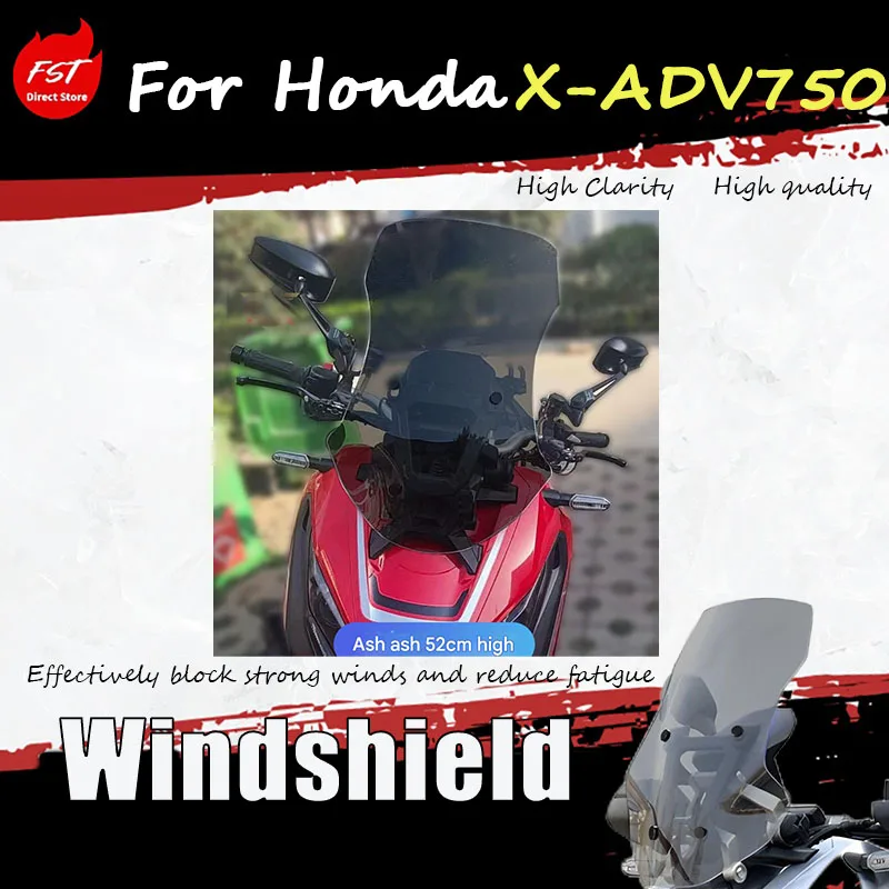 For Honda X-ADV 750 XADV750 Motorcycle Windshield High Clear Windscreen Wind Deflector Protector Touring Screen Accessories
For Honda X-ADV 750 XADV750 Motorcycle Windshield High Clear Windscreen Wind Deflector Protector Touring Screen Accessories