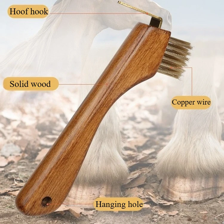 Wooden handle copper wire horseshoe hook horseshoe brush, horseshoe cleaning wooden horseshoe care cleaning brush wholesale
Wooden handle copper wire horseshoe hook horseshoe brush, horseshoe cleaning wooden horseshoe care cleaning brush wholesale