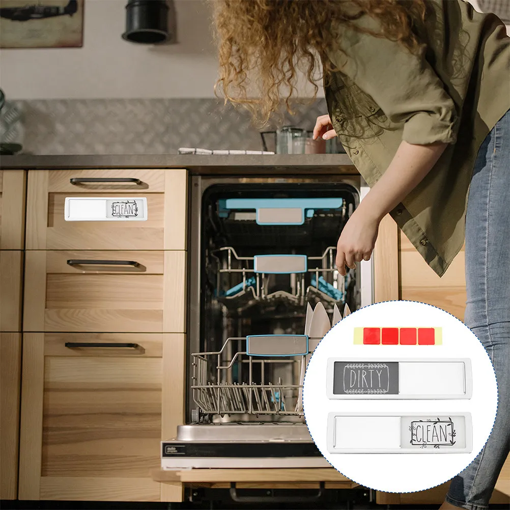 Magnetic Clean Indicator Sliding Dishwasher Cleaning Sign No Residue Dual Side Fridge Magnet Sign For Kitchen Home Office
Magnetic Clean Indicator Sliding Dishwasher Cleaning Sign No Residue Dual Side Fridge Magnet Sign For Kitchen Home Office