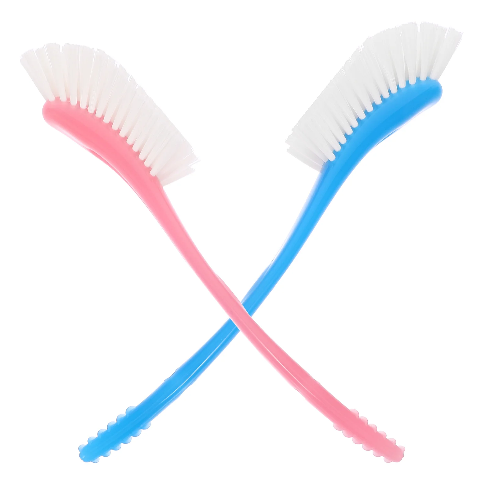 2pcs Bottle Cleaning Brush Set Nylon Bristles Curved Design Deep Bottom Crevices Cleaner for Baby Feeding Water
2pcs Bottle Cleaning Brush Set Nylon Bristles Curved Design Deep Bottom Crevices Cleaner for Baby Feeding Water