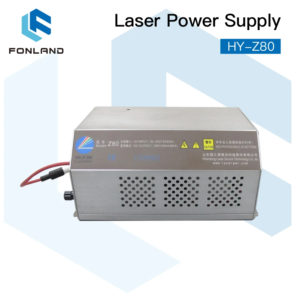 FONLAND 80 Вт HY-Z80 CO2 лазерный источник питания монитор Z80 Z серия AC90-250V EFR трубка для CO2 лазерной гравировки и резки
FONLAND 80 Вт HY-Z80 CO2 лазерный источник питания монитор Z80 Z серия AC90-250V EFR трубка для CO2 лазерной гравировки и резки