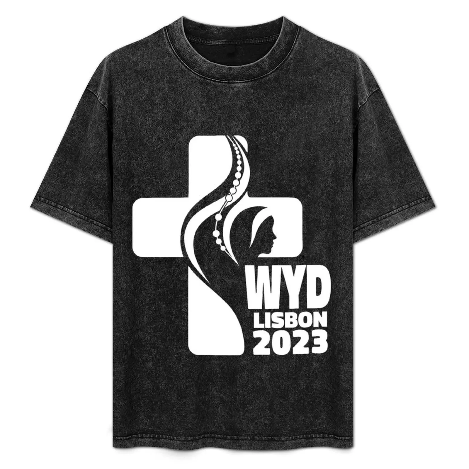 WYD World Youth Day Lisbon 2023 official logo green T-Shirt summer clothes anime figures fitted t shirts for men 
WYD World Youth Day Lisbon 2023 official logo green T-Shirt summer clothes anime figures fitted t shirts for men