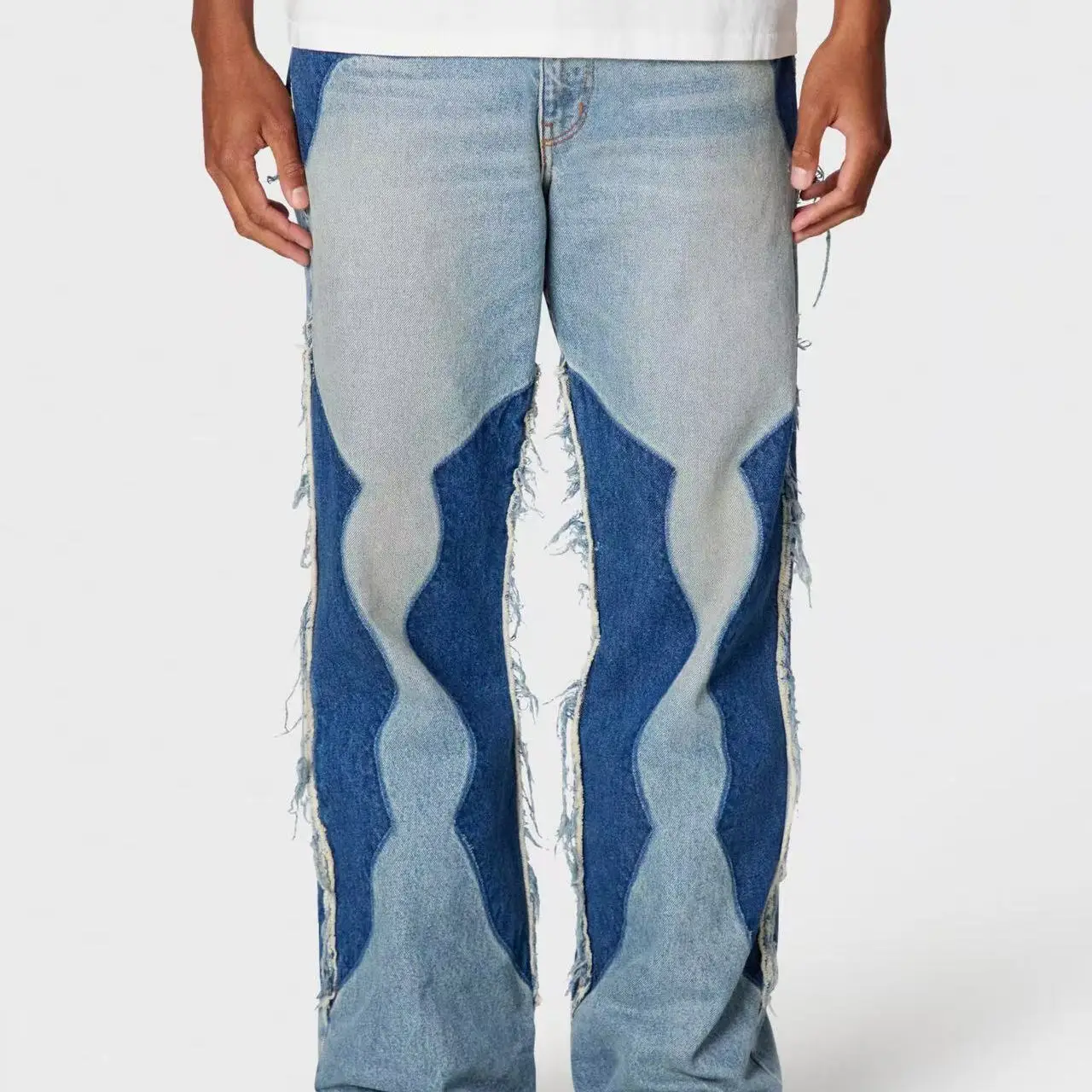 Мужские джинсы Waed Heavy Du из денима с микро-клешем, в стиле пэчворк, повседневные, из 100% хлопка, на все сезоны
Мужские джинсы Waed Heavy Du из денима с микро-клешем, в стиле пэчворк, повседневные, из 100% хлопка, на все сезоны