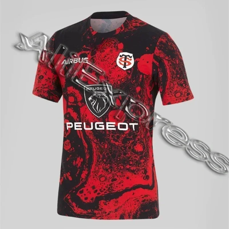 New Toulouse Stadium Rugby Jersey Men's Outdoor Sports Casual T-shirt Comfortable Quick Drying Short Sleeved Children's Trend
New Toulouse Stadium Rugby Jersey Men's Outdoor Sports Casual T-shirt Comfortable Quick Drying Short Sleeved Children's Trend