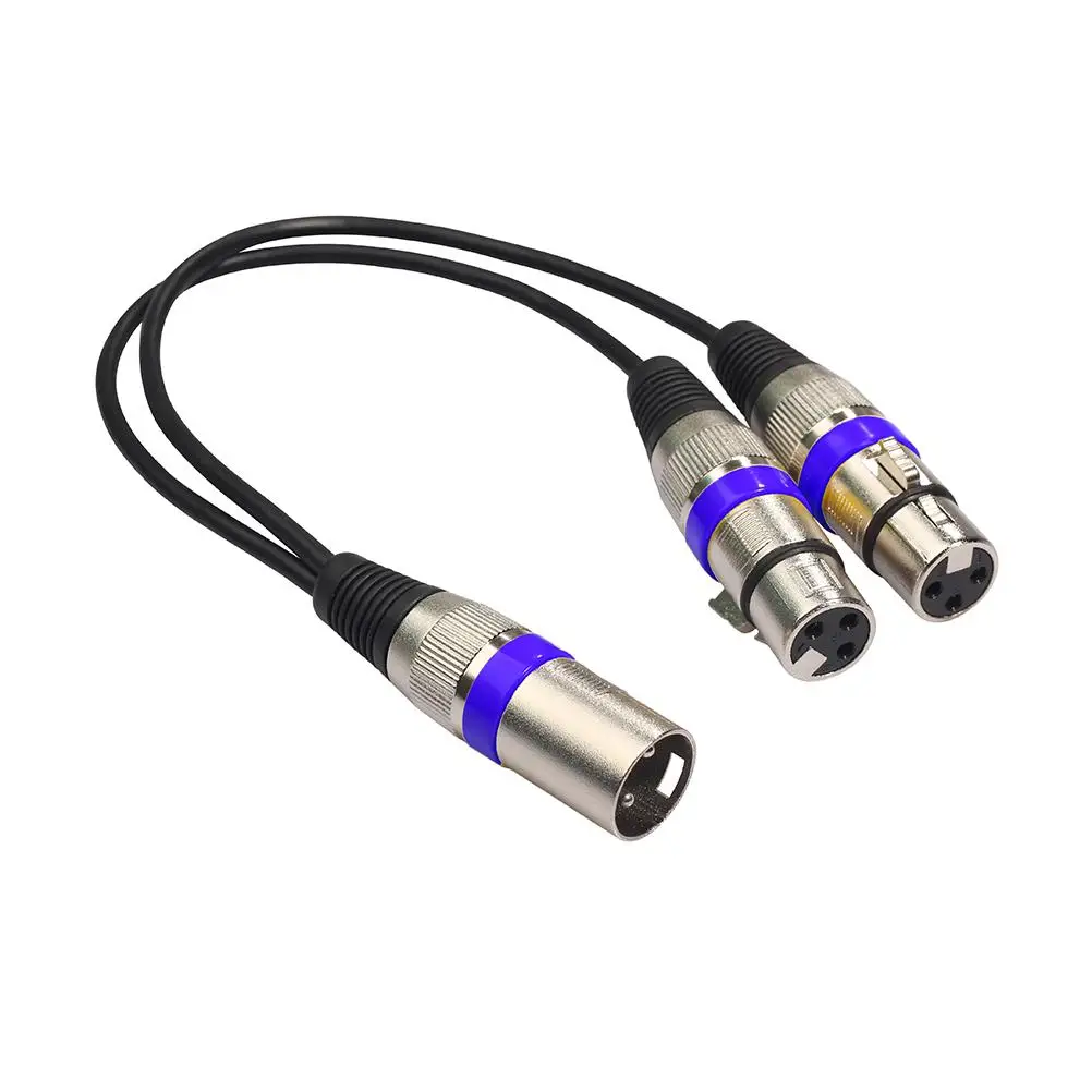 XLR Male to Dual XLR Female Microphone Cable 3 Pcs Speakers Banana Plugs Condenser Balanced Audio Cables Y Splitter Patch
XLR Male to Dual XLR Female Microphone Cable 3 Pcs Speakers Banana Plugs Condenser Balanced Audio Cables Y Splitter Patch