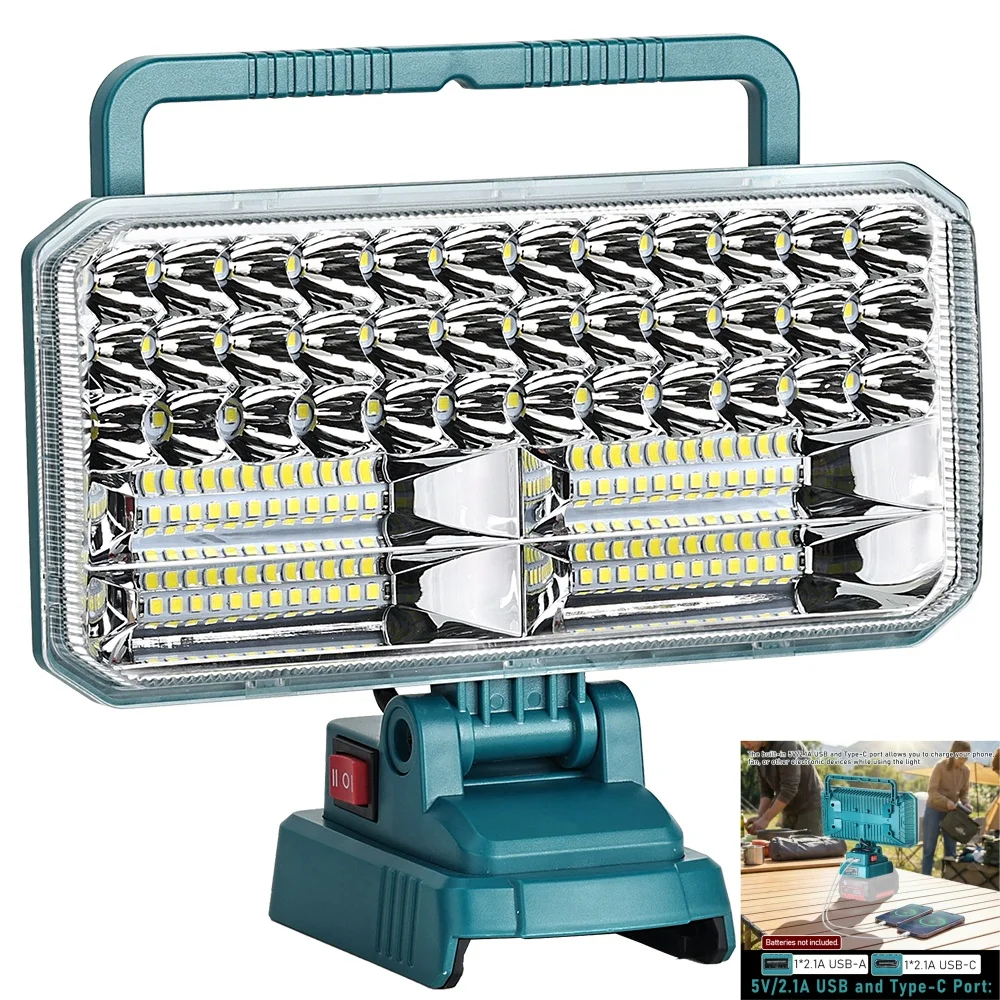 4200LM 40W LED Work Light for Bosch 18V Battery, USB Port Flashlight Camping Emergency (Battery not Included)
4200LM 40W LED Work Light for Bosch 18V Battery, USB Port Flashlight Camping Emergency (Battery not Included)