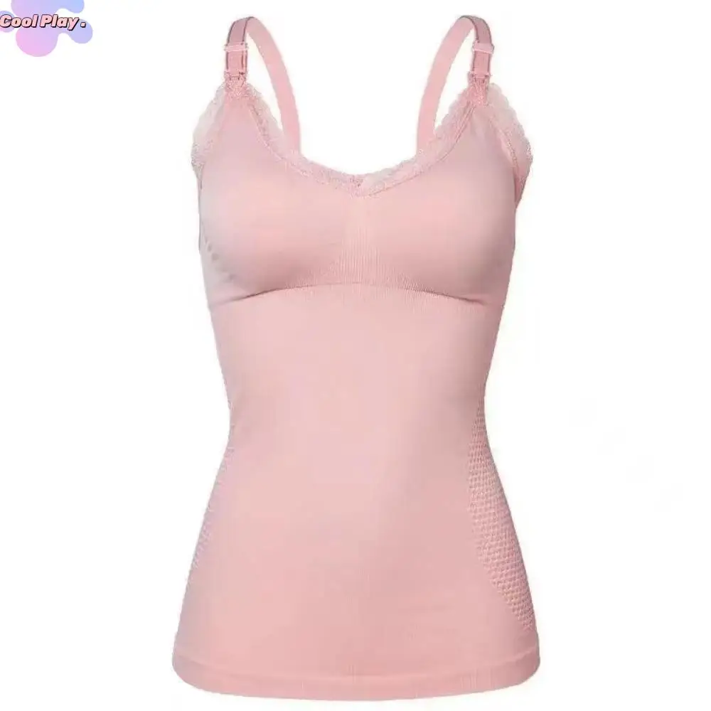 Breathable Pregnant Women's Camisole Soft Large Size Breastfeeding Camisoles Comfortable Nursing Vest Maternity Underwear
Breathable Pregnant Women's Camisole Soft Large Size Breastfeeding Camisoles Comfortable Nursing Vest Maternity Underwear