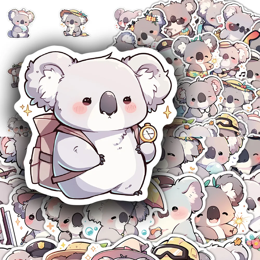 10/30/54PCS Cartoon Cute Koala Stickers Kawaii Funny Personalized Creative Graffiti DIY Laptop Guitar Waterproof Decal Kids Toy
10/30/54PCS Cartoon Cute Koala Stickers Kawaii Funny Personalized Creative Graffiti DIY Laptop Guitar Waterproof Decal Kids Toy