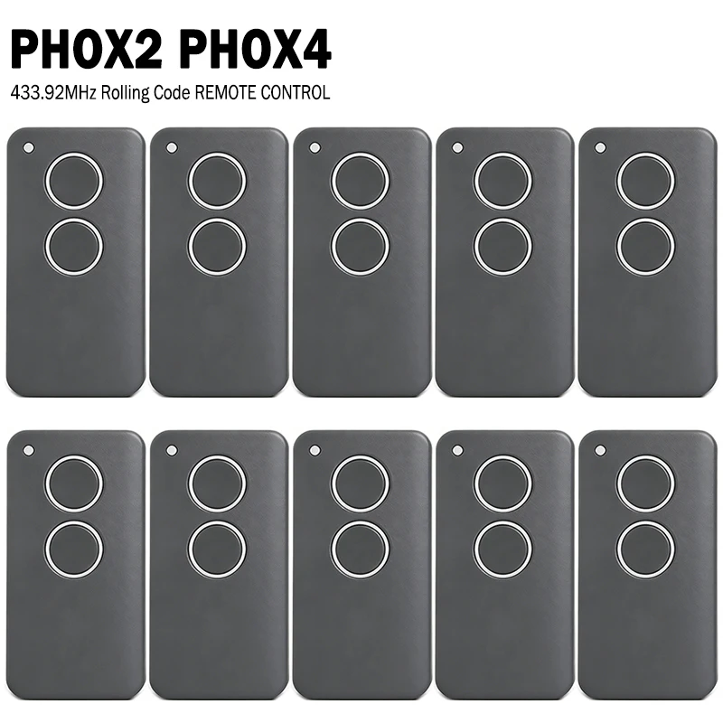 PHOX PHOX2 PHOX4 PHOENIX2 PHOENIX4 TXC TSC TRC 4 HANDY Garage / Gate Remote Control 433.92MHz Rolling Code Hand Transmitter
PHOX PHOX2 PHOX4 PHOENIX2 PHOENIX4 TXC TSC TRC 4 HANDY Garage / Gate Remote Control 433.92MHz Rolling Code Hand Transmitter