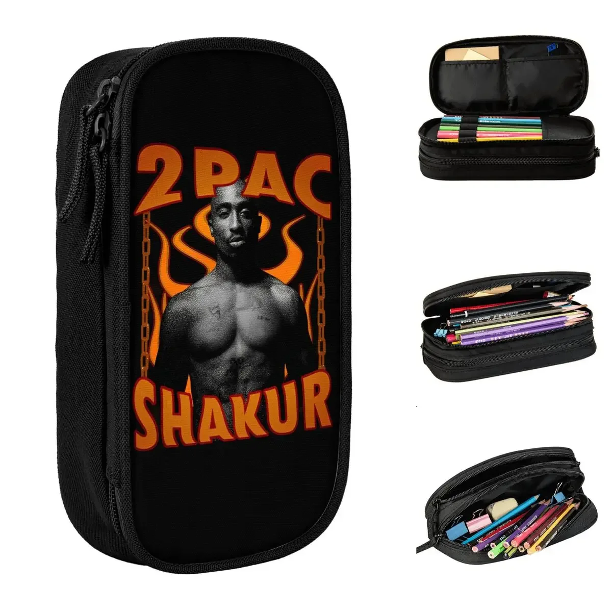 Tupacs Music Pencil Cases Fashion Hip Hop Pen Box Bags Kids Big Capacity School Supplies Gifts Pencil Pouch
Tupacs Music Pencil Cases Fashion Hip Hop Pen Box Bags Kids Big Capacity School Supplies Gifts Pencil Pouch