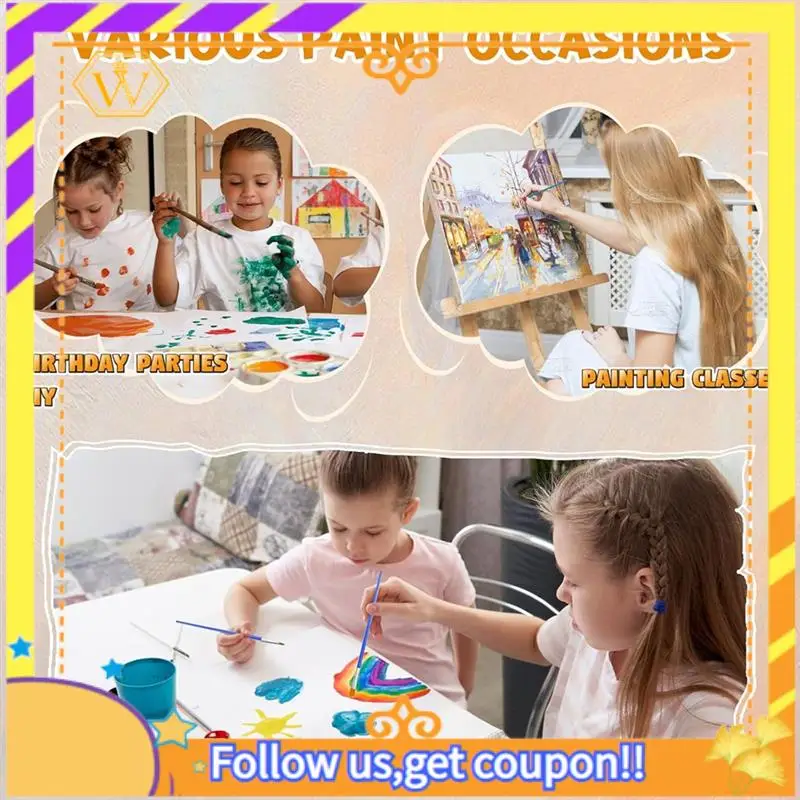 Latest-10Pack Acrylic Paint Set,For Kids Adults Art & Craft Painting, For Home Classroom Birthday DIY With Palettes And Brushes
Latest-10Pack Acrylic Paint Set,For Kids Adults Art & Craft Painting, For Home Classroom Birthday DIY With Palettes And Brushes