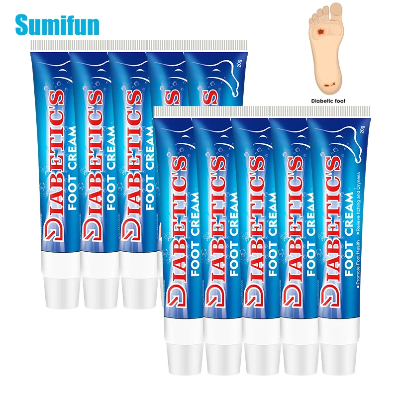 5/10pcs Sumifun Diabetes Diabetic Foot Treatment Ointment Anti Inflammation Foot Ulceration Itch Relief Moisturizing Cream
5/10pcs Sumifun Diabetes Diabetic Foot Treatment Ointment Anti Inflammation Foot Ulceration Itch Relief Moisturizing Cream