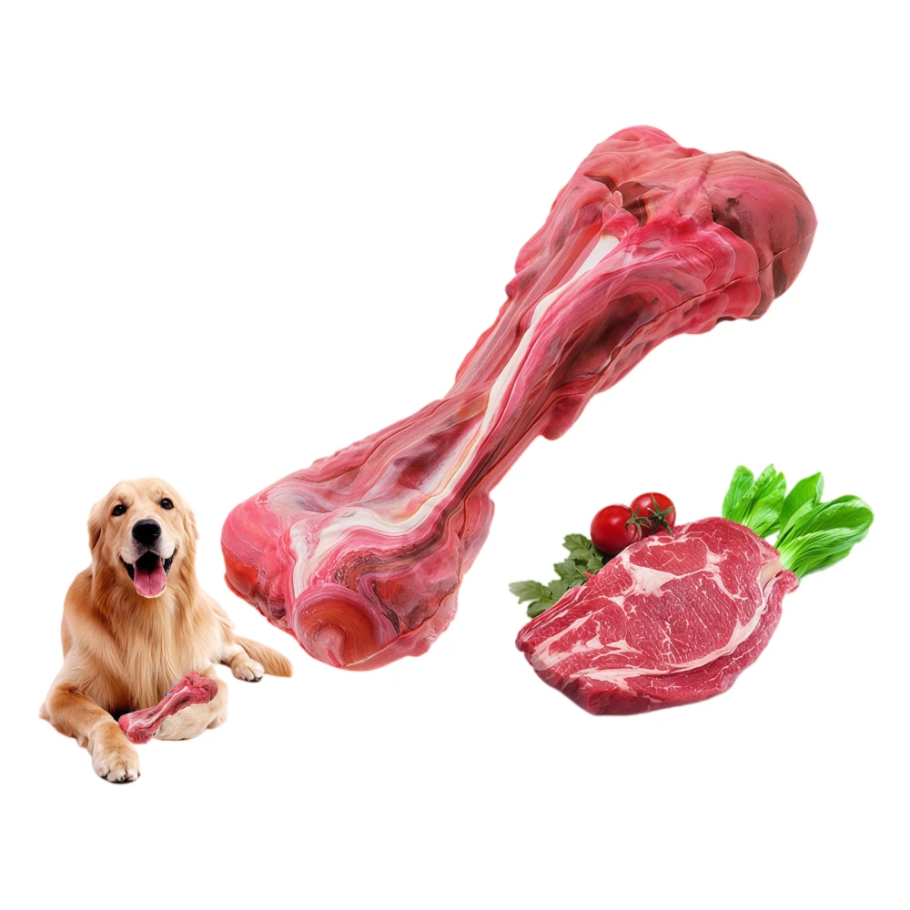 Dogs Bone Chew Toys For Aggressive Chewers Beef Flavor Indestructible Dog Teeth Cleaning Natural Rubber Chew Toys Dog Supplies
Dogs Bone Chew Toys For Aggressive Chewers Beef Flavor Indestructible Dog Teeth Cleaning Natural Rubber Chew Toys Dog Supplies