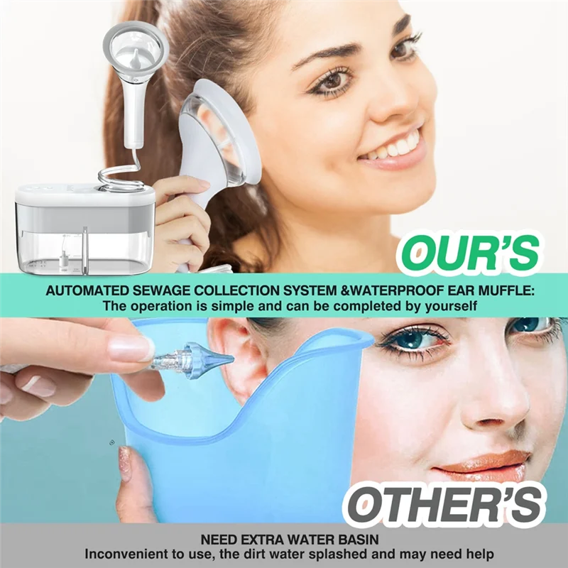 1Pcs Electric Ear Water Cleaner Earwax Irrigation System Safety Ear Washer Cleaning Ear Cleaner Kit
1Pcs Electric Ear Water Cleaner Earwax Irrigation System Safety Ear Washer Cleaning Ear Cleaner Kit