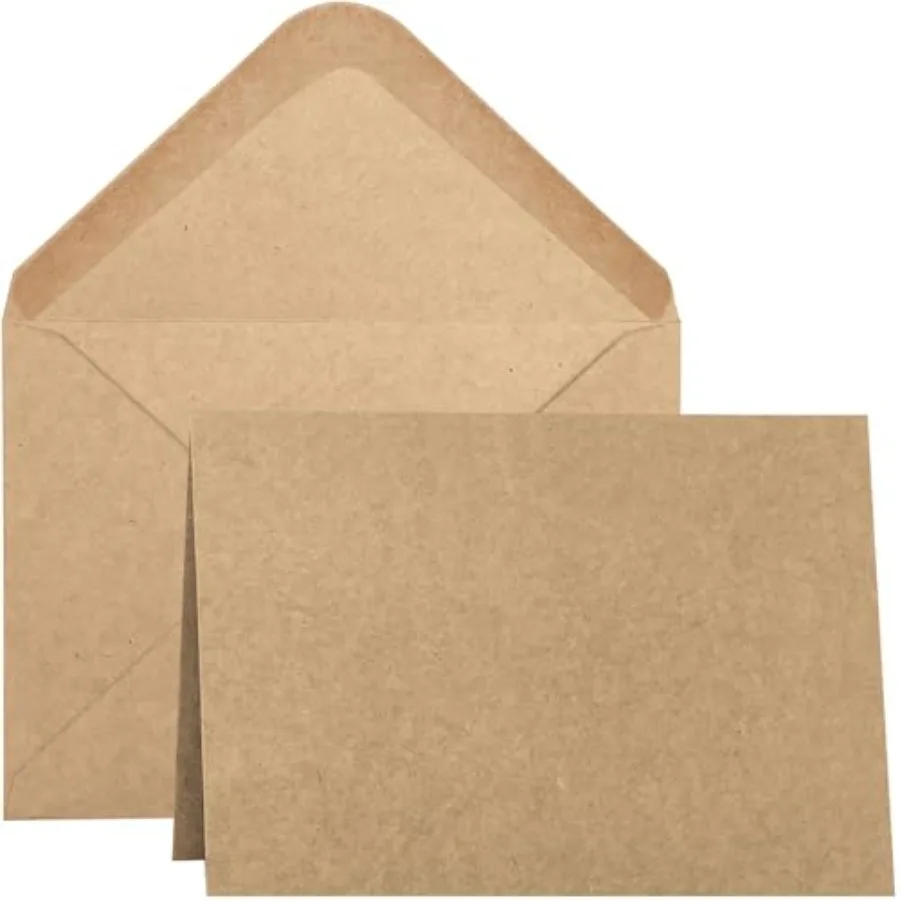 Blank Cards and Envelopes 5x7 Inch, 50 Pack Blank Note Cards Greeting Card and Envelope Set, Folded Cardstock with Envelopes fo
Blank Cards and Envelopes 5x7 Inch, 50 Pack Blank Note Cards Greeting Card and Envelope Set, Folded Cardstock with Envelopes fo