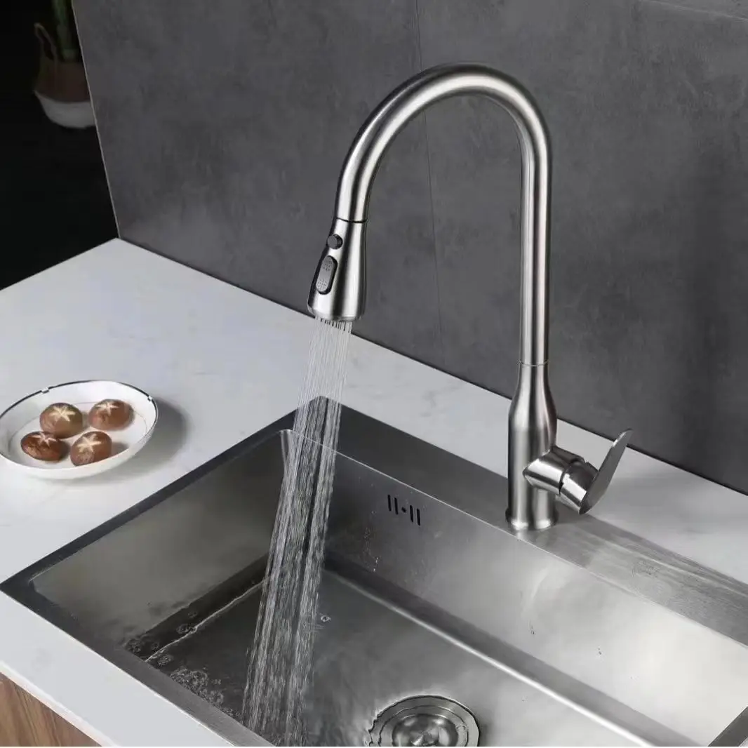JEGUER Stainless Steel Kitchen Faucet with Pull-Down Sprayer, Hot/Cold Water Mixer, Anti-Rust & Easy Install
JEGUER Stainless Steel Kitchen Faucet with Pull-Down Sprayer, Hot/Cold Water Mixer, Anti-Rust & Easy Install
