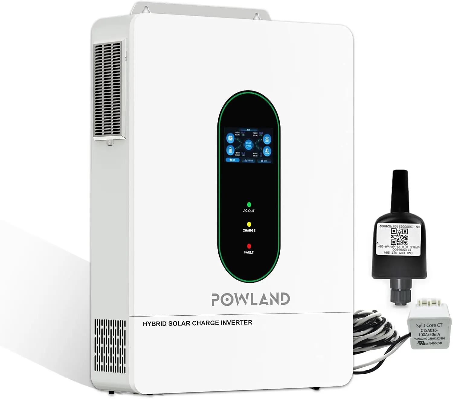 Гибридный солнечный инвертор POWLAND 12000W для подключения к сети с Wi-Fi | Беспроводная конструкция без аккумулятора | Преобразователь 48В DC в 120В/240В AC с разделением фаз | Встроенный
Гибридный солнечный инвертор POWLAND 12000W для подключения к сети с Wi-Fi | Беспроводная конструкция без аккумулятора | Преобразователь 48В DC в 120В/240В AC с разделением фаз | Встроенный