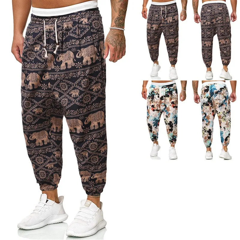 Spring Men's Clothing Animal Print Slim Fit Sporty Casual Pants For Men Polyester Low Waist Long Tapered Jogger Trousers
Spring Men's Clothing Animal Print Slim Fit Sporty Casual Pants For Men Polyester Low Waist Long Tapered Jogger Trousers